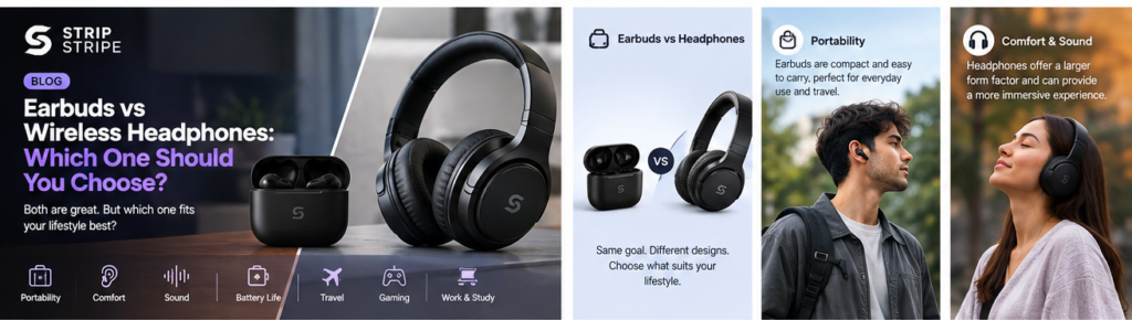 Earbuds vs. Wireless Headphones 🎧
